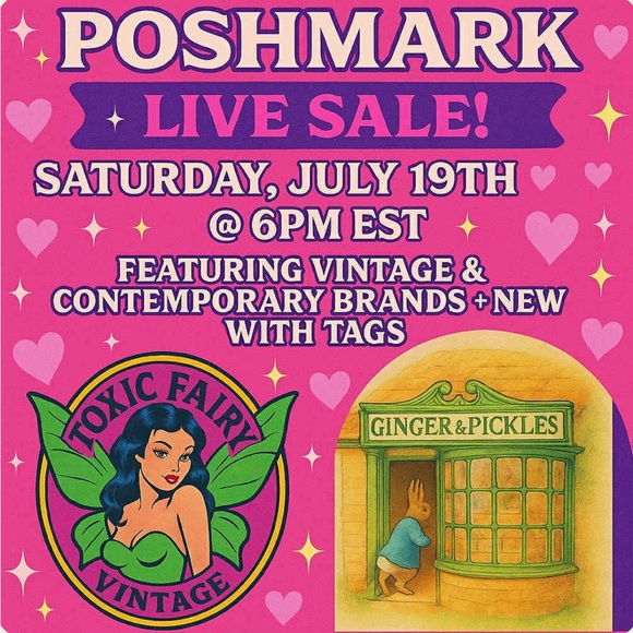 GINGERNPICKLES IS LIVE 
Collab w/Toxic Fairy Vintage - Picture 2 of 2